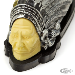 TETE D'INDIEN POUR GARDE-BOUE