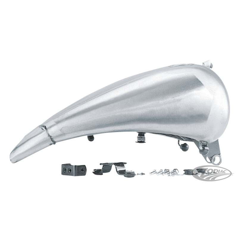 RESERVOIR ACIER POUR SOFTAIL RALLONGE DE 4" EN UNE PARTIE AVEC CONSOLE