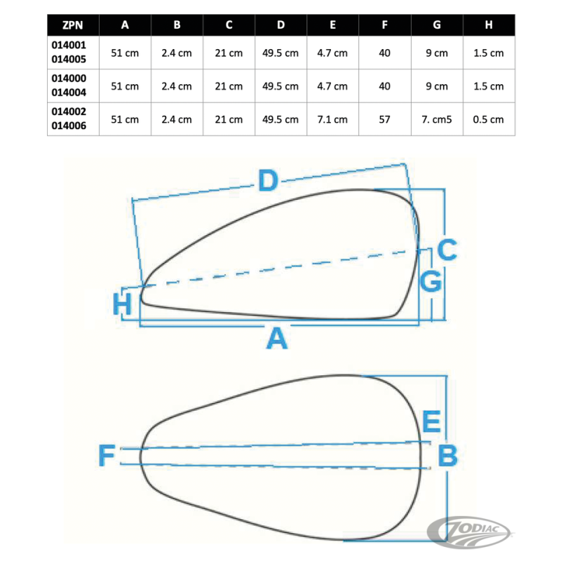 RESERVOIRS SLIMLINE LEGACY