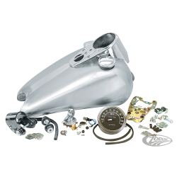 RESERVOIR RALLONGE UNE PIECE AVEC CONSOLE ET COMPTEUR POUR SPORTSTER