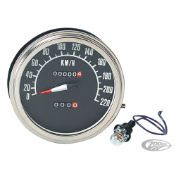 COMPTEUR DE VITESSE A FACE NOIRE 1968 A 1984