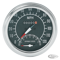 COMPTEUR DE VITESSE/TACHYMETRE II POUR LES TABLEAUX DE BORD DES FAT BOB