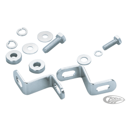 EQUERRES DE FIXATION DE FILTRE A AIR TEARDROP CHROME