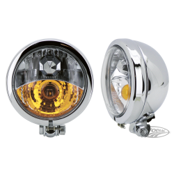 4 1/2" SPOTLIGHT CHROME AVEC ANTIBROUILLARD INTEGRE