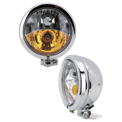 4 1/2" SPOTLIGHT CHROME AVEC ANTIBROUILLARD INTEGRE