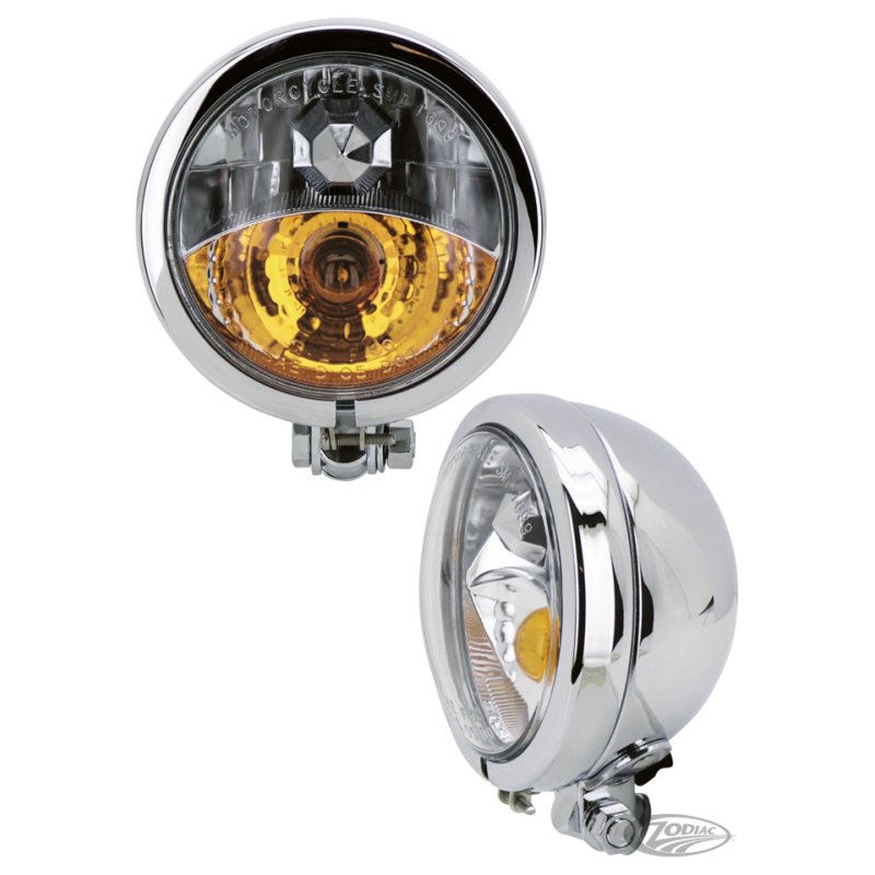 4 1/2" SPOTLIGHT CHROME AVEC ANTIBROUILLARD INTEGRE