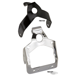 SUPPORT DE KLAXON ET PHARE POUR FOURCHES SPRINGER ANCIENNES