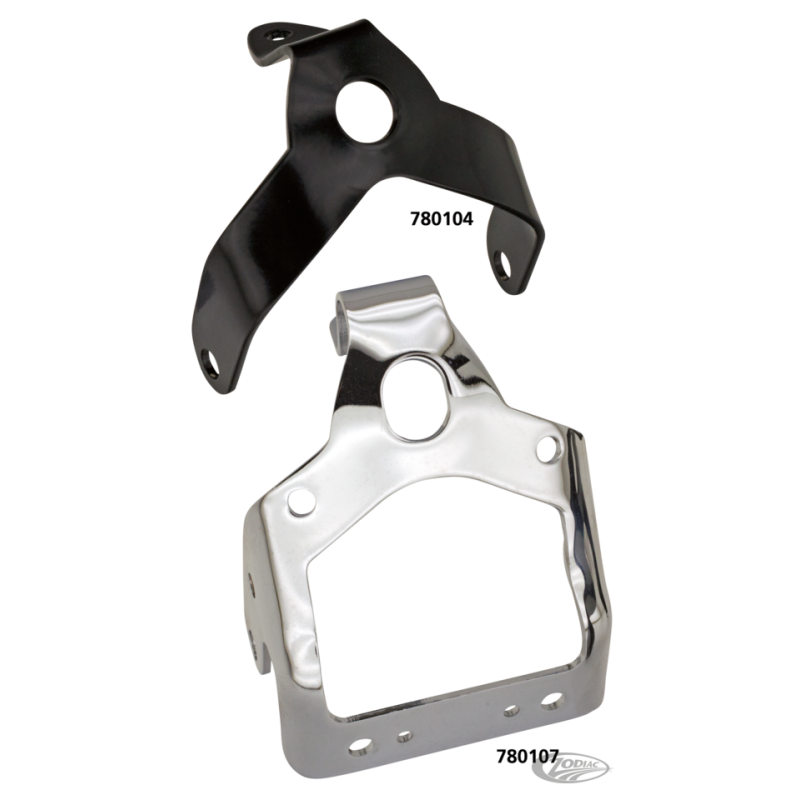 SUPPORT DE KLAXON ET PHARE POUR FOURCHES SPRINGER ANCIENNES