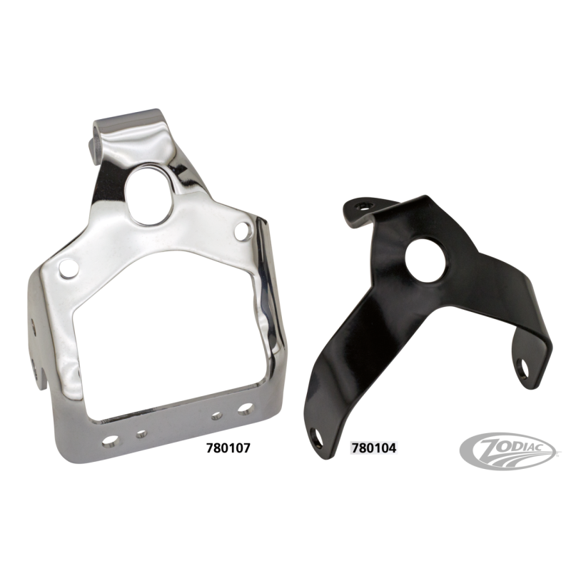 SUPPORT DE KLAXON ET PHARE POUR FOURCHES SPRINGER ANCIENNES