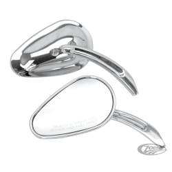RETROVISEURS CHROMES TEARDROP