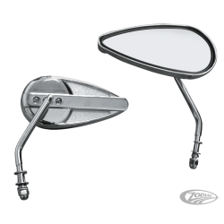 RETROVISEURS CHROMES TEARDROP
