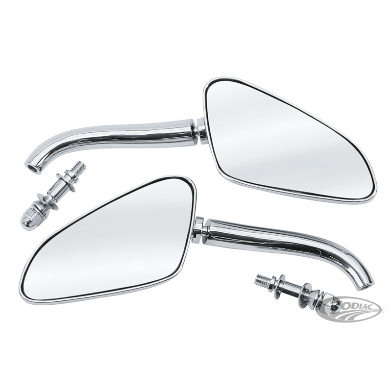 RETROVISEURS CHROMES "GT RACE"
