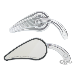 RETROVISEURS CHROMES "DRAGSTER "