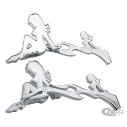 JEU DE RETROVISEURS "MISTRESS" AVEC FLAMMES