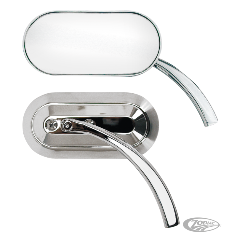 RETROVISEUR USINE ET CHROME EN ALUMINIUM SLIM LINE PYRAMIDE