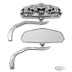 RETROVISEURS ZODIAC SKULL-VISION