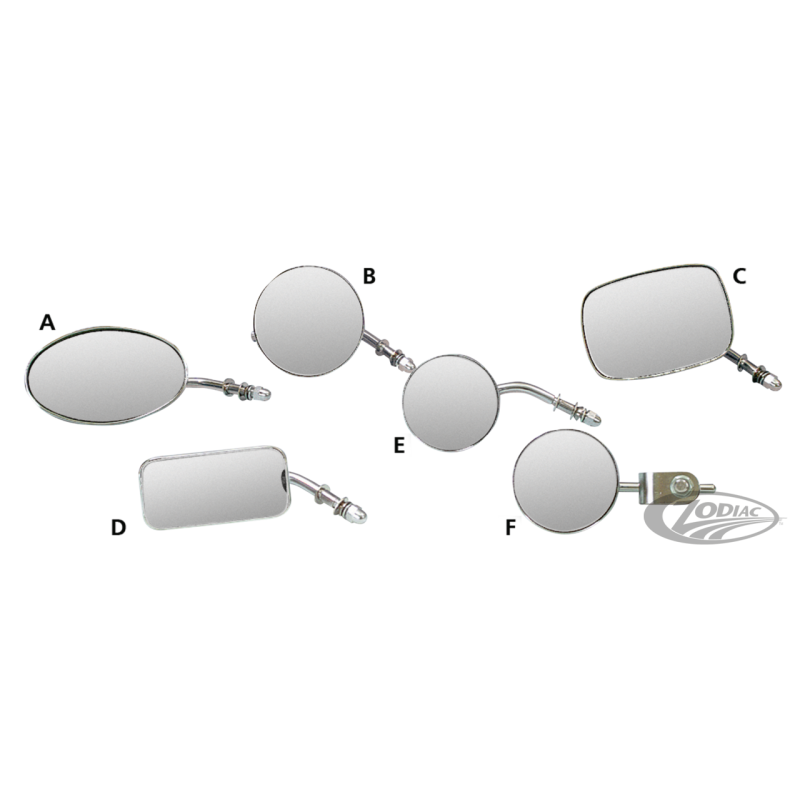 RETROVISEURS A MIRROIR BLEU "RETRO BLUES"