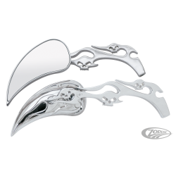 JEU DE RETROVISEURS METEOR AVEC CRANES ET FLAMMES