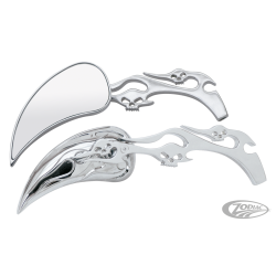 JEU DE RETROVISEURS METEOR AVEC CRANES ET FLAMMES