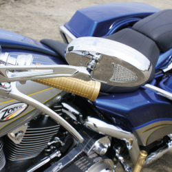 RETROVISEURS SPORT OVALES AVEC CLIGNOTANTS LED