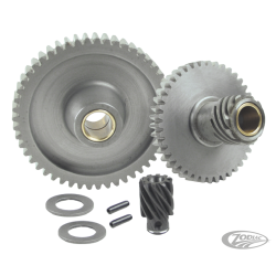 PIGNONS D'ENTRAINEMENT S&S POUR O.H.V. BIG TWINS A ALTERNATEUR DE 1936 A 1969