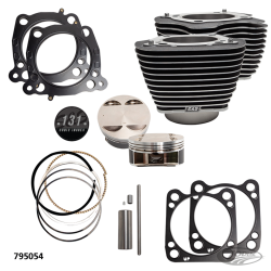 CYLINDRES S&S 131CI BIG BORE STROKER POUR MILWAUKEE EIGHT