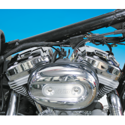 CACHES CULBUTEURS CHROMES POUR 2004 AU PRESENT SPORTSTER