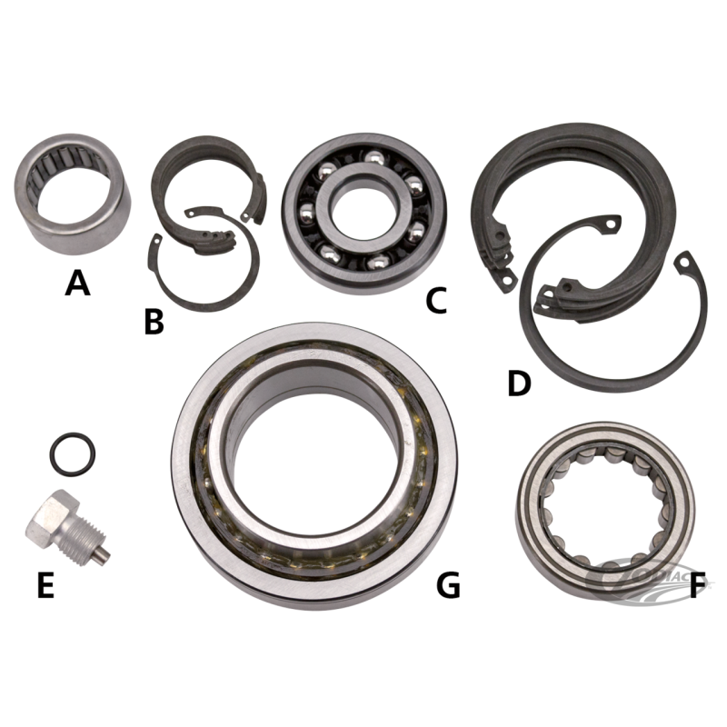 KITS DE DEPORT POUR BOITE 6 SOFTAIL 2007-2017, DYNA 2006-2017