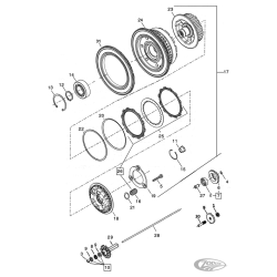 PIECES D'EMBRAYAGE POUR 1984 A 1989 BIG TWINS
