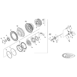 PIÈCES POUR EMBRAYAGE D'ORIGINE SUR 1998-2000 EVOLUTION BIG TWIN & 1999-2017 TWIN CAM