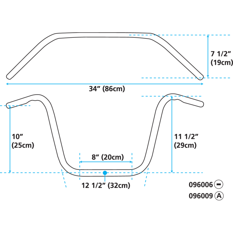 GUIDONS APEHANGERS ZODIAC DE UN POUCE DE DIAMETRE