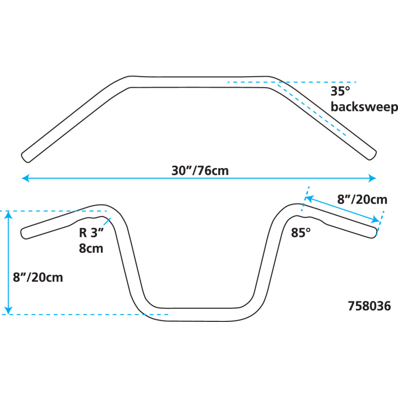 UN POUCE DIAMETRE APE HANGERS ZODIAC CUSTOM PRODUCTS