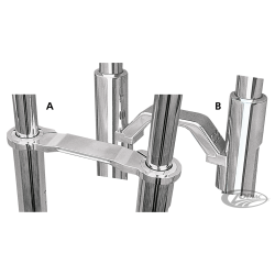 TUBES DE FOURCHE ET FOURREAUX "TOLLEGLIDE" COMPLETS