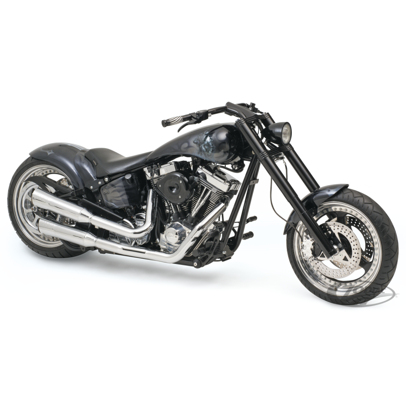 CADRE GROS TUBES POUR BOITE SORTIE A DROITE ET PNEU JUSQU'A 330