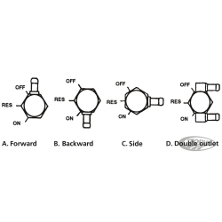 ROBINETS D'ESSENCE A HAUT DEBIT 22MM POWER-FLO PAR PINGEL