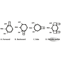 ROBINETS D'ESSENCE A HAUT DEBIT DESIGNER PAR PINGEL
