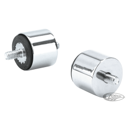 SILENT-BLOC AVEC CACHE CHROME