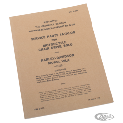 MANUELS ET CATALOGUES DE PIECES POUR LES MODÈLES VINTAGE