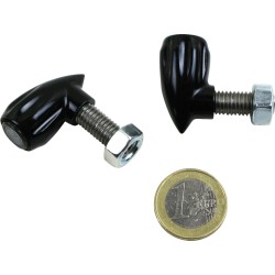 Bullet Grooved LED Turn Signal/Taillight/Brake Light Chrome Smoke LED