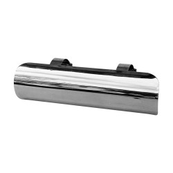 7" Straight Universal Exhaust Heat Shield Chrome