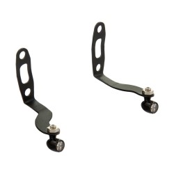 Sportster S and Nightster Front Turn Signal Bracket without Turn Signals Black Powder Coated