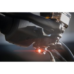 Sportster S and Nightster Front Turn Signal Bracket without Turn Signals Black Powder Coated