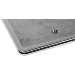 Inside License Plate Base Plate German Size 200x180mm Polished