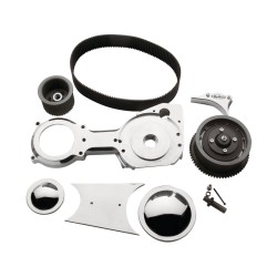3" Open Belt Drive Aluminium Polished