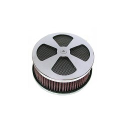 4-Spade Hi-Flow Air Cleaner Chrome