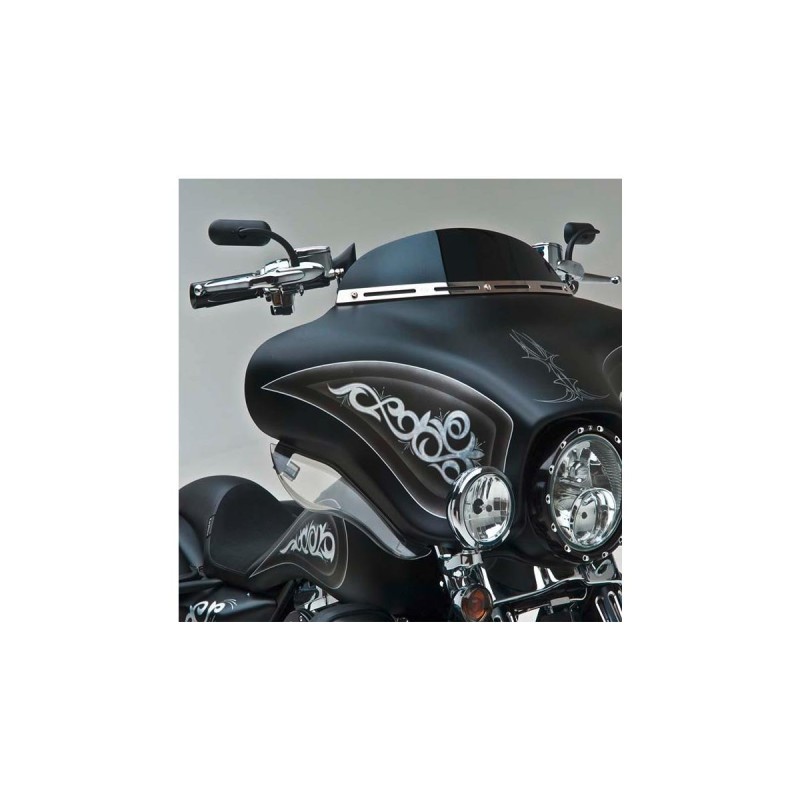 Mini-Oval Micro Mirror Black Powder Coated Right