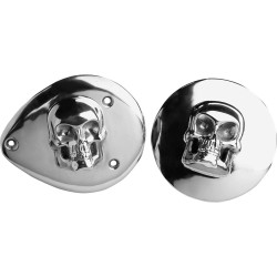 3D Skull Air Cleaner Cover Polished