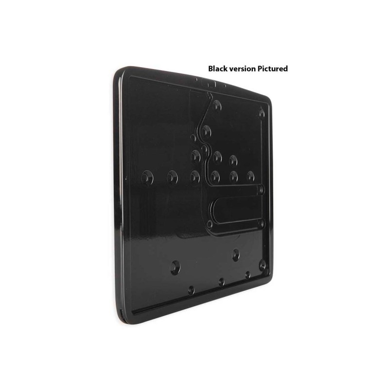 Inside License Plate Base Plate Austrian Size 170x210mm Black Satin