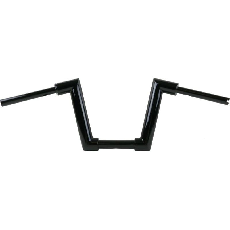2" Str8UP Softail Handlebars Medium (280mm), Width Lower Tube 260 mm Black Powder Coated Cable Clutch Throttle By Wire