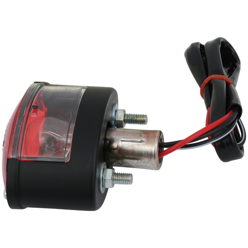 Micro Cateye Rücklicht Without license plate bracket Black Dual Filament